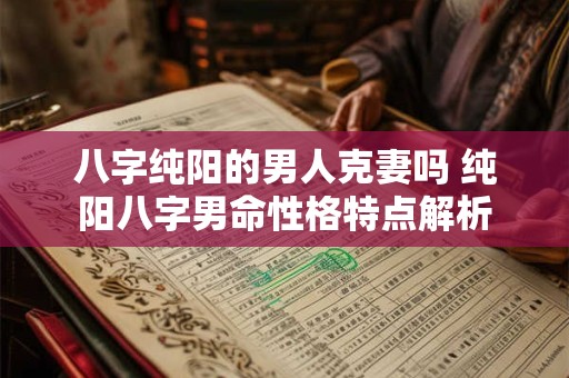 八字纯阳的男人克妻吗 纯阳八字男命性格特点解析