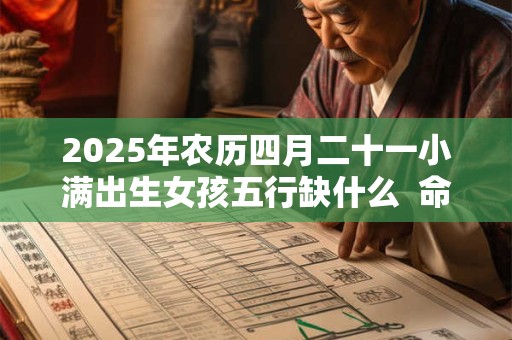 2025年农历四月二十一小满出生女孩五行缺什么  命好吗