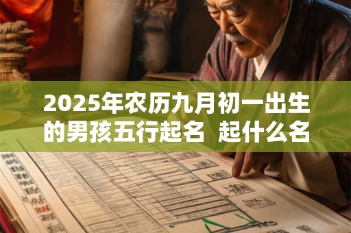 2025年农历九月初一出生的男孩五行起名 起什么名字最吉利 2025年农历九月初一出生的男孩五行起名 起什么名字最吉利