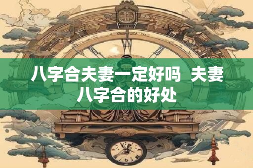 八字合夫妻一定好吗  夫妻八字合的好处