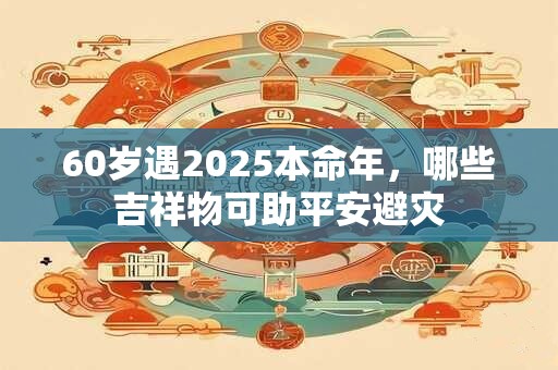 60岁遇2025本命年，哪些吉祥物可助平安避灾