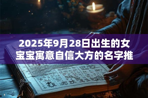 2025年9月28日出生的女宝宝寓意自信大方的名字推荐