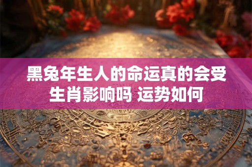 黑兔年生人的命运真的会受生肖影响吗 运势如何