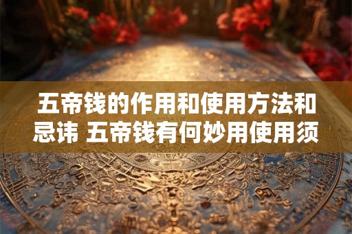 五帝钱的作用和使用方法和忌讳 五帝钱有何妙用使用须知及忌讳