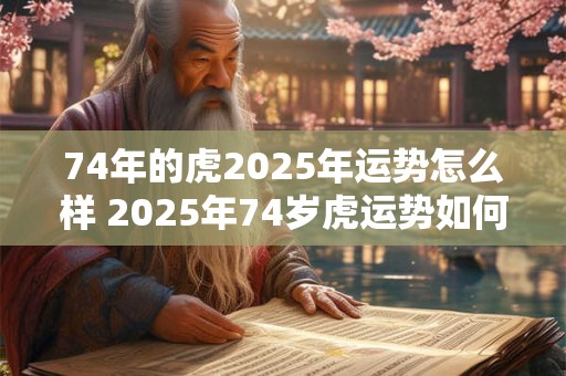 74年的虎2025年运势怎么样 2025年74岁虎运势如何