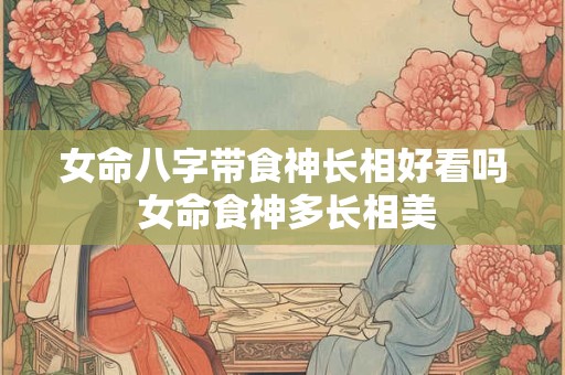 女命八字带食神长相好看吗 女命食神多长相美