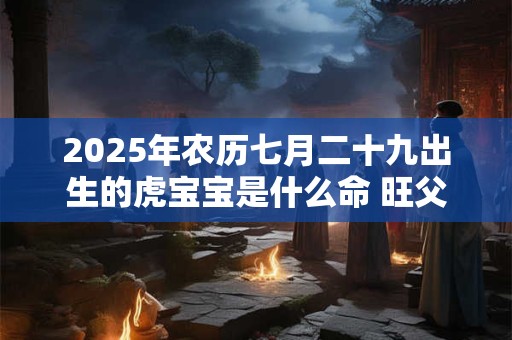 2025年农历七月二十九出生的虎宝宝是什么命 旺父母吗 2025年农历七月二十九出生的虎宝宝是什么命 旺父母吗
