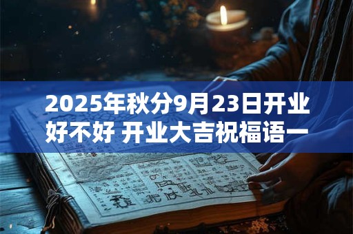 2025年秋分9月23日开业好不好 开业大吉祝福语一览
