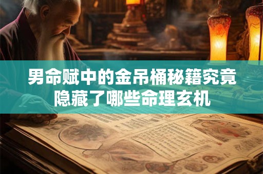 男命赋中的金吊桶秘籍究竟隐藏了哪些命理玄机