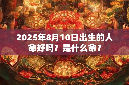 2025年8月10日出生的人命好吗?是什么命? 2025年8月10日出生的人命好吗?是什么命?