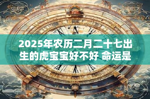 2025年农历二月二十七出生的虎宝宝好不好 命运是好是坏