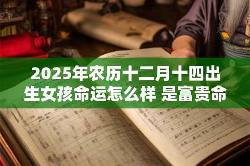 2025年农历十二月十四出生女孩命运怎么样 是富贵命吗