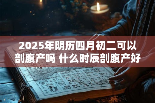 2025年阴历四月初二可以剖腹产吗 什么时辰剖腹产好