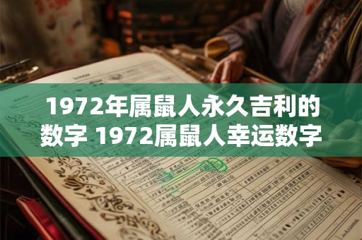1972年属鼠人永久吉利的数字 1972属鼠人幸运数字 1972年属鼠人永久吉利的数字 1972属鼠人幸运数字