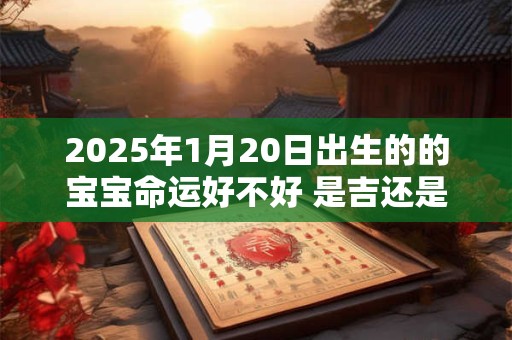 2025年1月20日出生的的宝宝命运好不好 是吉还是凶