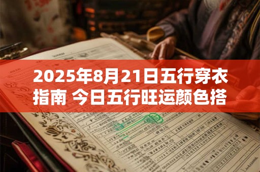 2025年8月21日五行穿衣指南 今日五行旺运颜色搭配
