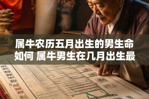 属牛农历五月出生的男生命如何 属牛男生在几月出生最好