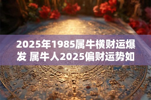 2026年1985属牛横财运爆发 属牛人2026偏财运势如何