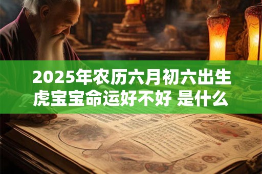 2025年农历六月初六出生虎宝宝命运好不好 是什么命