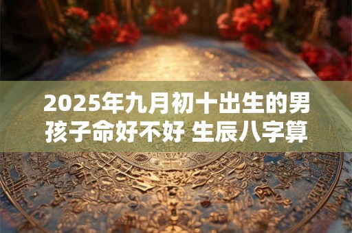 2025年九月初十出生的男孩子命好不好 生辰八字算命