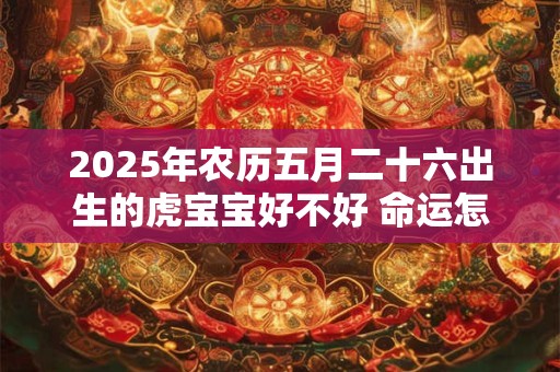 2025年农历五月二十六出生的虎宝宝好不好 命运怎样