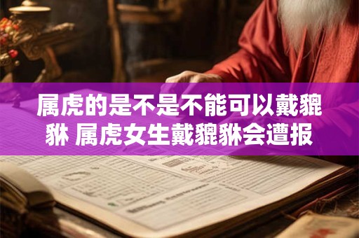 属虎的是不是不能可以戴貔貅 属虎女生戴貔貅会遭报应吗