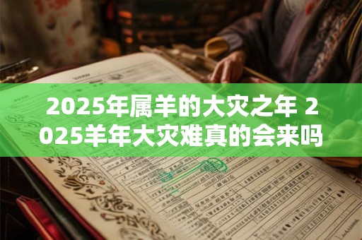 2025年属羊的大灾之年 2025羊年大灾难真的会来吗