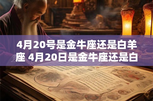 4月20号是金牛座还是白羊座 4月20日是金牛座还是白羊座