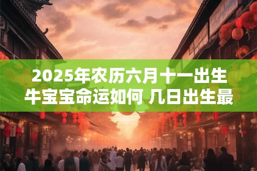 2025年农历六月十一出生牛宝宝命运如何 几日出生最好