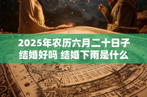 2025年农历六月二十日子结婚好吗 结婚下雨是什么预兆