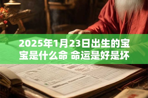 2026年1月23日出生的宝宝是什么命 命运是好是坏 2026年1月23日出生的宝宝是什么命 命运是好是坏