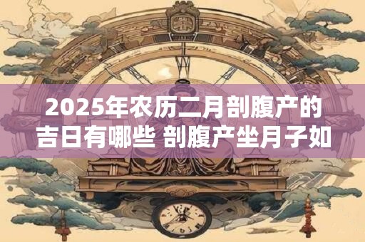 2025年农历二月剖腹产的吉日有哪些 剖腹产坐月子如何变瘦