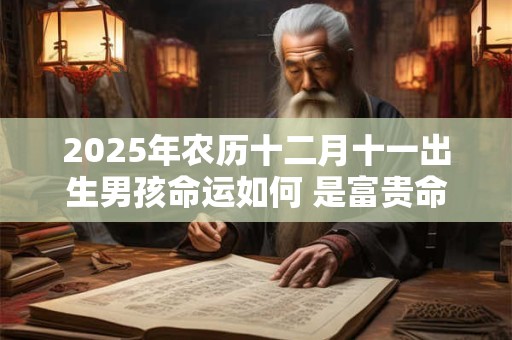 2025年农历十二月十一出生男孩命运如何 是富贵命吗