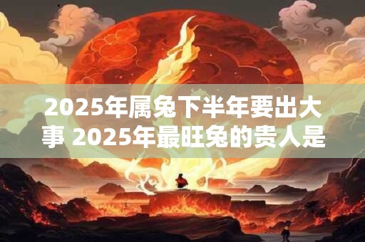 2025年属兔下半年要出大事 2025年最旺兔的贵人是谁 2025年属兔下半年要出大事 2025年最旺兔的贵人是谁
