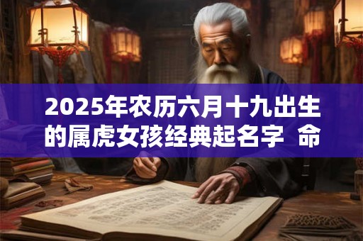 2025年农历六月十九出生的属虎女孩经典起名字  命运如何