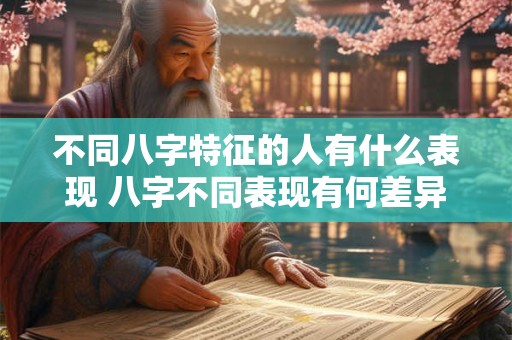 不同八字特征的人有什么表现 八字不同表现有何差异