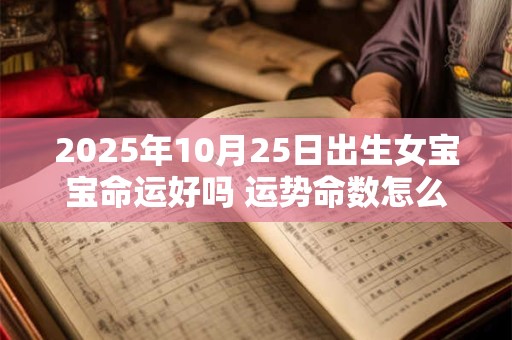 2025年10月25日出生女宝宝命运好吗 运势命数怎么样