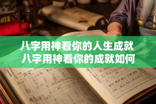 八字用神看你的人生成就 八字用神看你的成就如何