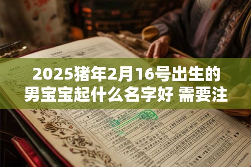 2025猪年2月16号出生的男宝宝起什么名字好 需要注意什么