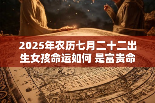 2025年农历七月二十二出生女孩命运如何 是富贵命吗