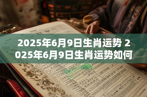 2025年6月9日生肖运势 2025年6月9日生肖运势如何