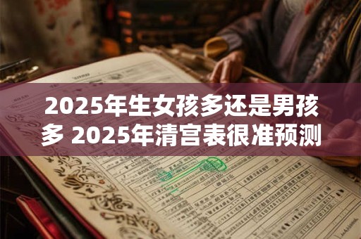 2025年生女孩多还是男孩多 2025年清宫表很准预测