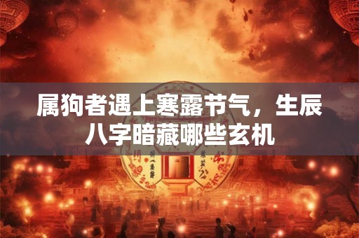 属狗者遇上寒露节气，生辰八字暗藏哪些玄机