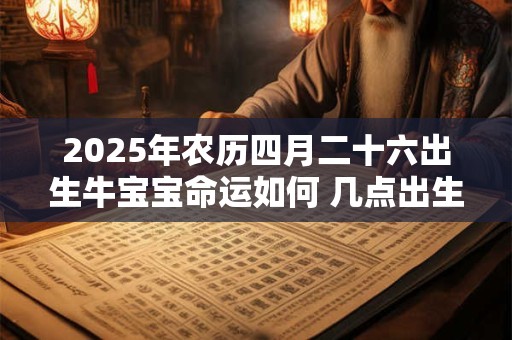 2025年农历四月二十六出生牛宝宝命运如何 几点出生最好