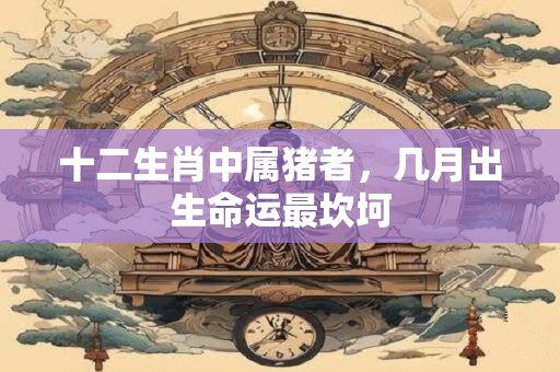 十二生肖中属猪者，几月出生命运最坎坷