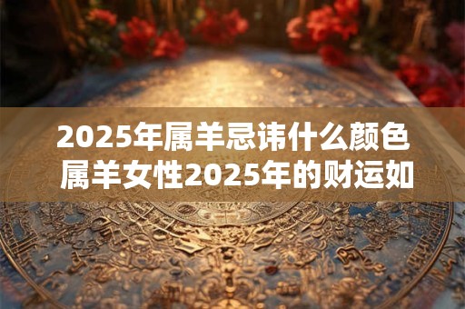 2025年属羊忌讳什么颜色 属羊女性2025年的财运如何呢