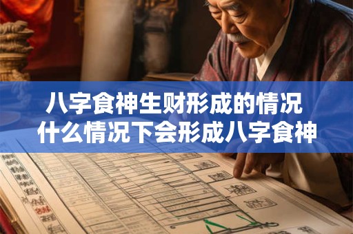 八字食神生财形成的情况 什么情况下会形成八字食神生财