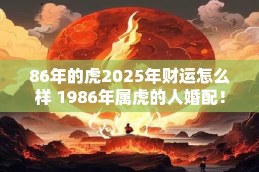 86年的虎2026年财运怎么样 1986年属虎的人婚配! 86年的虎2026年财运怎么样 1986年属虎的人婚配!