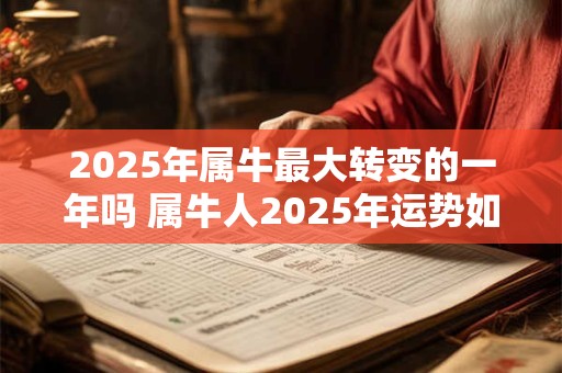 2025年属牛最大转变的一年吗 属牛人2025年运势如何