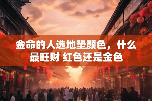 金命的人选地垫颜色，什么最旺财 红色还是金色
